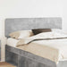 Tăblie cap cu headboard Gri din beton 150 cm Lemn compozit - WALTI WALTI