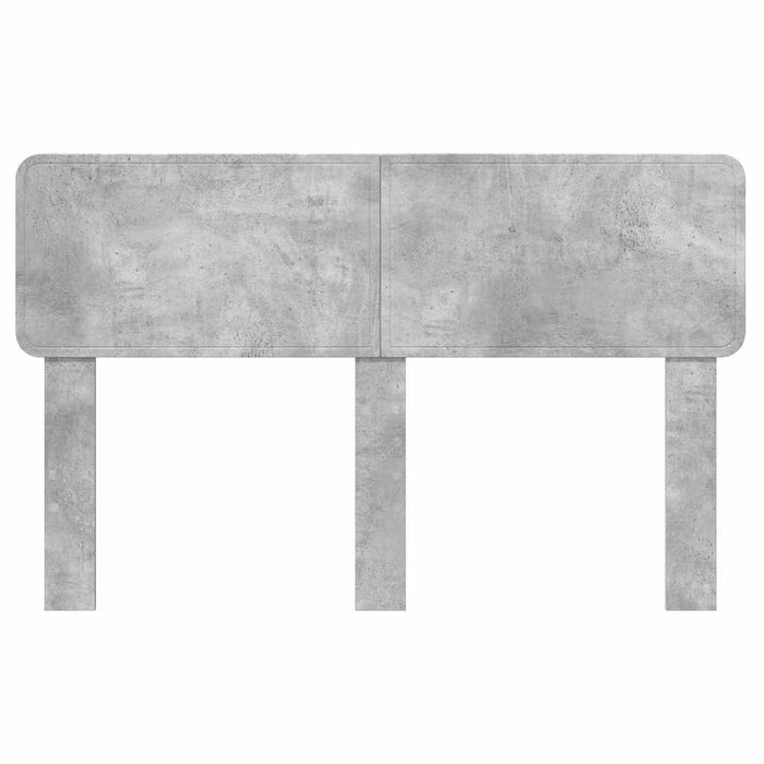 Tăblie cap cu headboard Gri din beton 150 cm Lemn compozit - WALTI WALTI