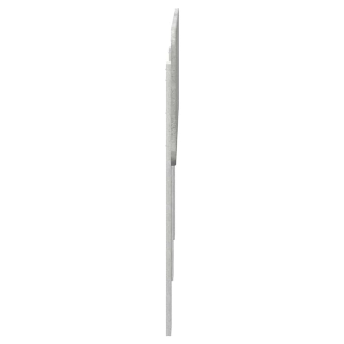 Tăblie cap cu headboard Gri din beton 150 cm Lemn compozit - WALTI WALTI