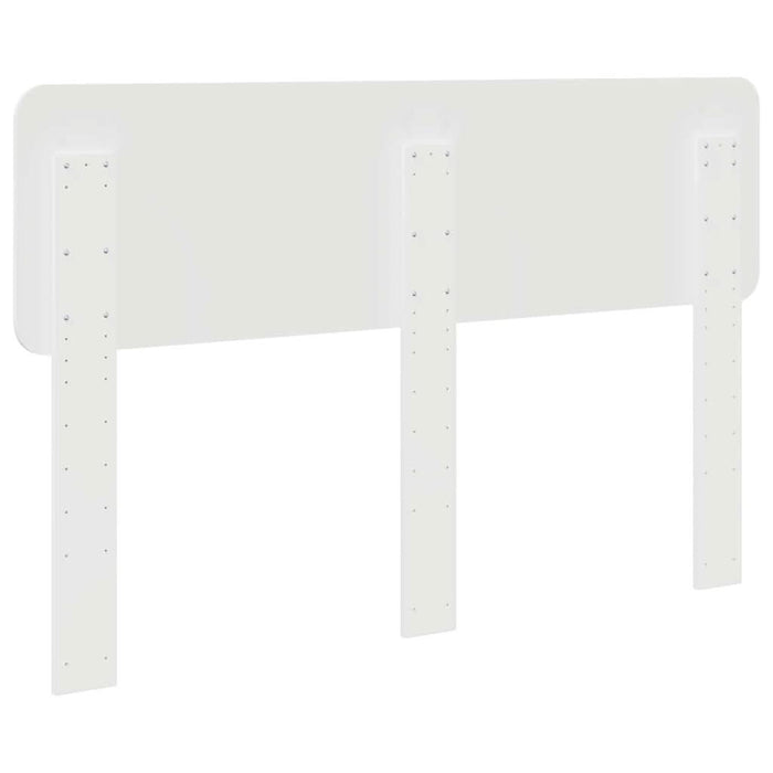 Tăblie cap cu headboard Alb Lucios 150 cm Lemn compozit - WALTI WALTI