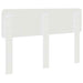 Tăblie cap cu headboard Alb Lucios 150 cm Lemn compozit - WALTI WALTI