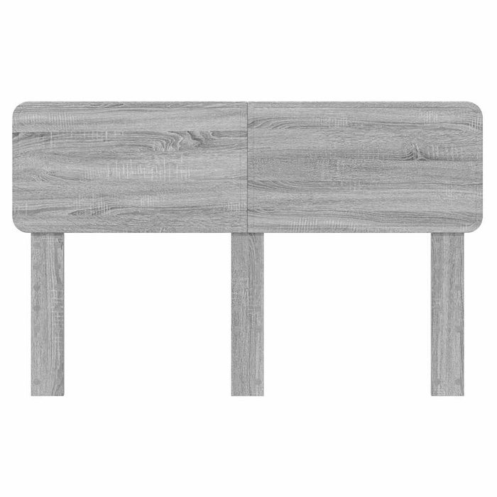 Tăblie cap cu headboard Gri Sonoma 150 cm Lemn compozit - WALTI WALTI