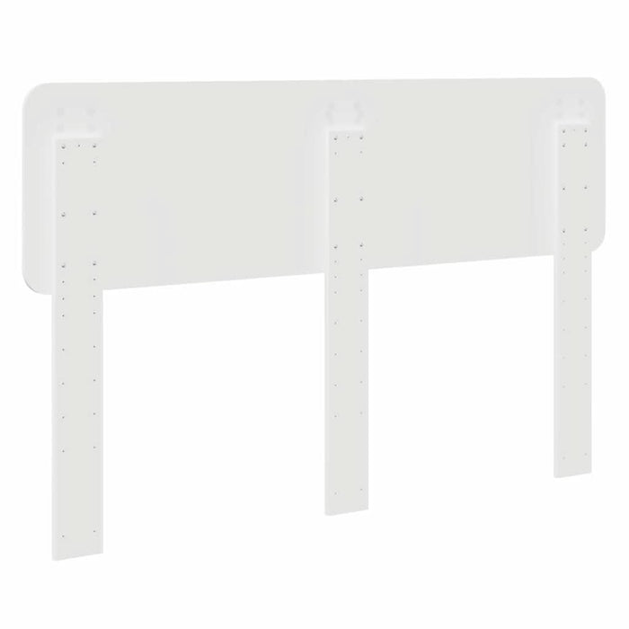 Tăblie cap cu headboard Alb 140 cm Lemn compozit - WALTI WALTI
