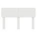 Tăblie cap cu headboard Alb 140 cm Lemn compozit - WALTI WALTI