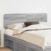 Tăblie cap cu headboard Gri Sonoma 140 cm Lemn compozit - WALTI WALTI