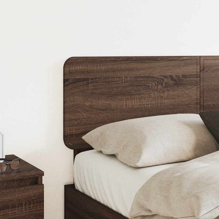 Tăblie cap cu headboard Stejar închis 140 cm Lemn compozit - WALTI WALTI