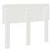 Tăblie cap cu headboard Alb 135 cm Lemn compozit - WALTI WALTI