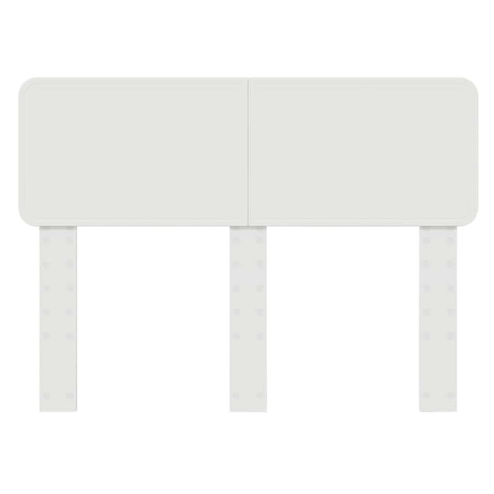 Tăblie cap cu headboard Alb 135 cm Lemn compozit - WALTI WALTI