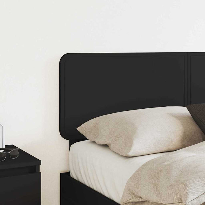Tăblie cap cu headboard Stejar Negru 135 cm Lemn compozit - WALTI WALTI