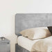 Tăblie cap cu headboard Gri din beton 135 cm Lemn compozit - WALTI WALTI