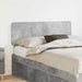 Tăblie cap cu headboard Gri din beton 135 cm Lemn compozit - WALTI WALTI