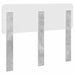 Tăblie cap cu headboard Gri din beton 135 cm Lemn compozit - WALTI WALTI