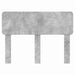 Tăblie cap cu headboard Gri din beton 135 cm Lemn compozit - WALTI WALTI