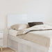 Tăblie cap cu headboard Alb Lucios 135 cm Lemn compozit - WALTI WALTI