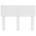 Tăblie cap cu headboard Alb Lucios 135 cm Lemn compozit - WALTI WALTI