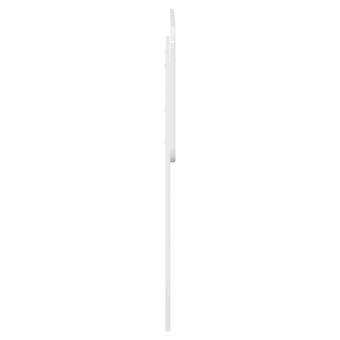 Tăblie cap cu headboard Alb Lucios 135 cm Lemn compozit - WALTI WALTI
