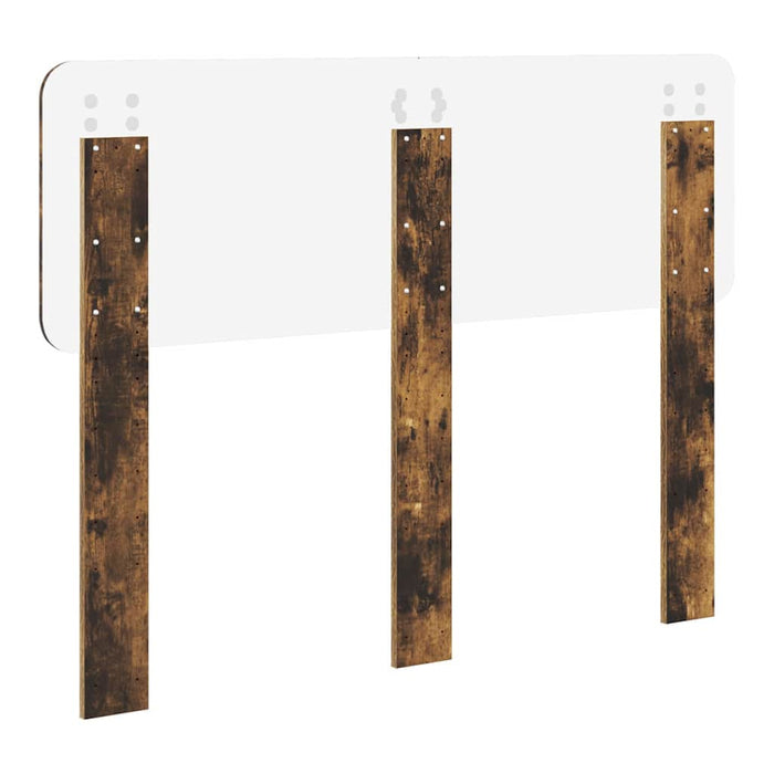 Tăblie cap cu headboard Stejar fumuriu 135 cm Lemn compozit - WALTI WALTI