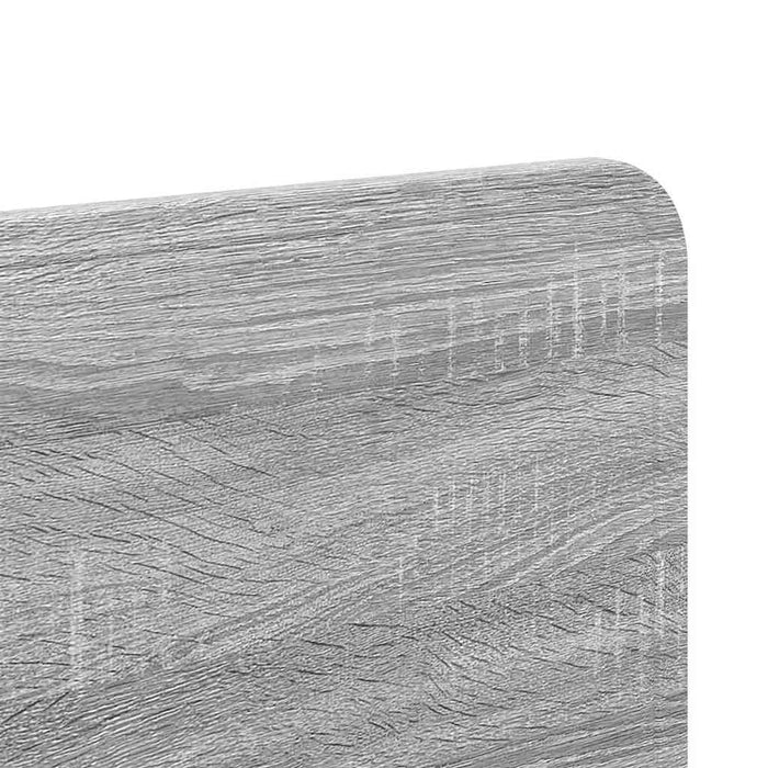 Tăblie cap cu headboard Gri Sonoma 135 cm Lemn compozit - WALTI WALTI
