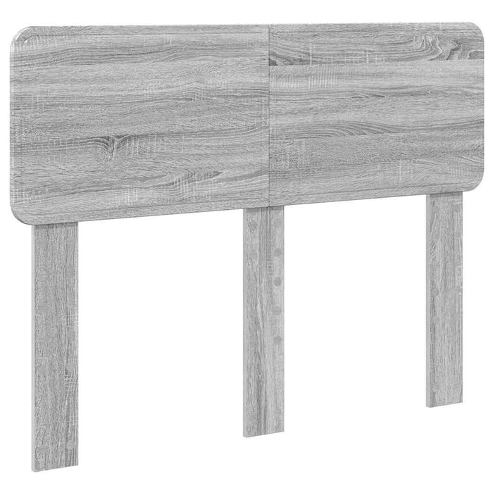 Tăblie cap cu headboard Gri Sonoma 135 cm Lemn compozit - WALTI WALTI