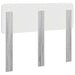 Tăblie cap cu headboard Gri Sonoma 135 cm Lemn compozit - WALTI WALTI
