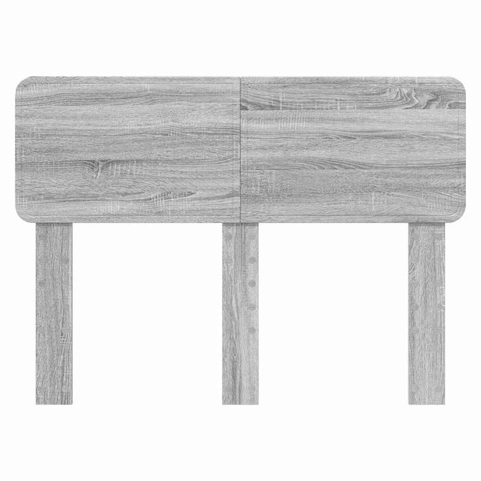 Tăblie cap cu headboard Gri Sonoma 135 cm Lemn compozit - WALTI WALTI
