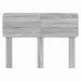 Tăblie cap cu headboard Gri Sonoma 135 cm Lemn compozit - WALTI WALTI