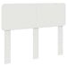 Tăblie cap cu headboard Alb 120 cm Lemn compozit - WALTI WALTI