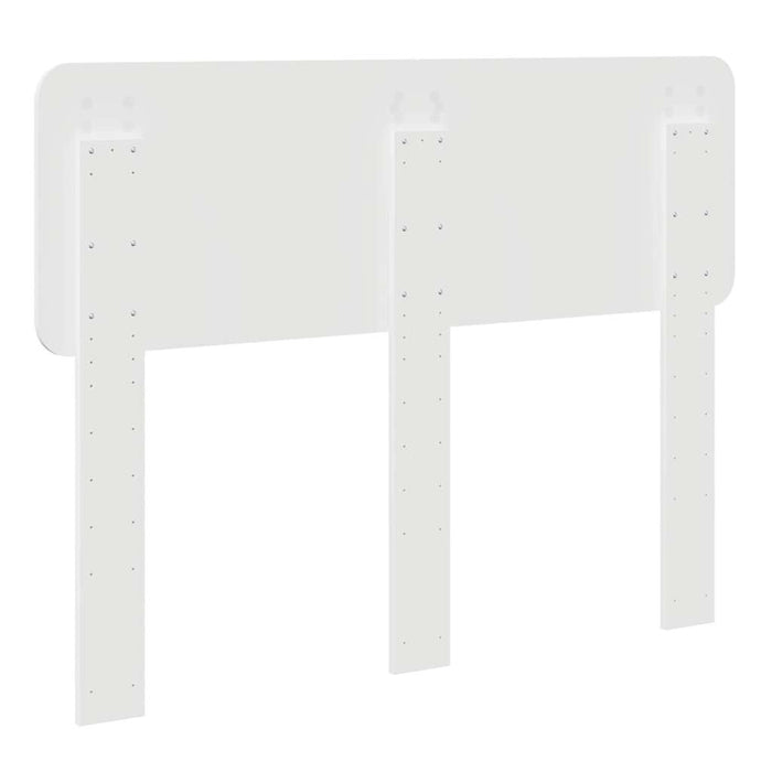 Tăblie cap cu headboard Alb 120 cm Lemn compozit - WALTI WALTI