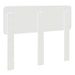 Tăblie cap cu headboard Alb 120 cm Lemn compozit - WALTI WALTI