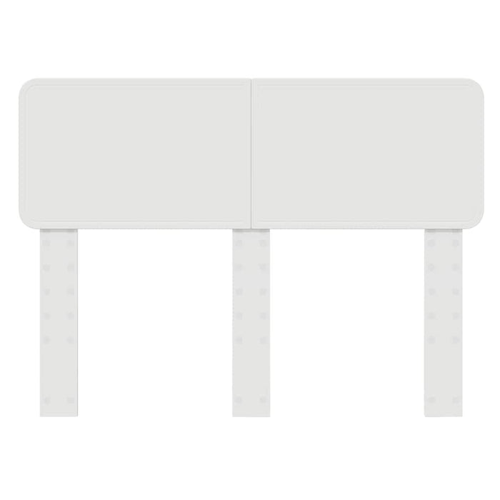 Tăblie cap cu headboard Alb 120 cm Lemn compozit - WALTI WALTI