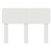 Tăblie cap cu headboard Alb 120 cm Lemn compozit - WALTI WALTI