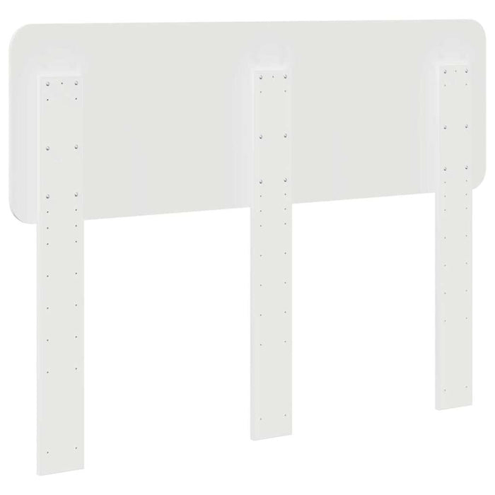 Tăblie cap cu headboard Alb Lucios 120 cm Lemn compozit - WALTI WALTI