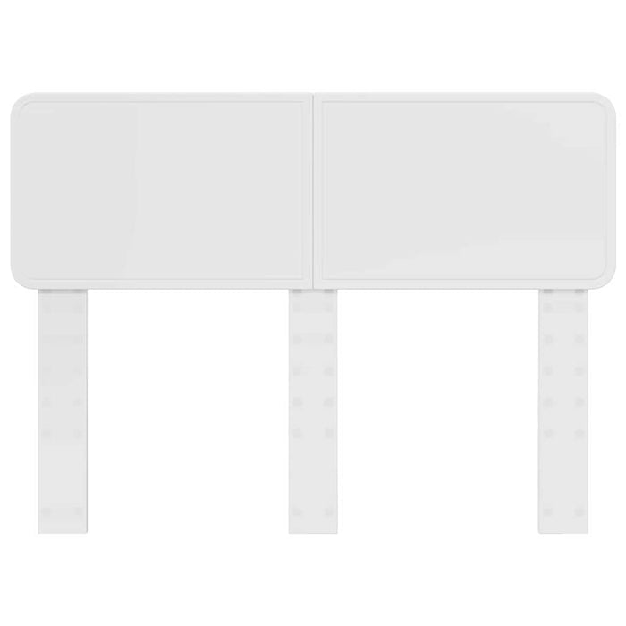 Tăblie cap cu headboard Alb Lucios 120 cm Lemn compozit - WALTI WALTI