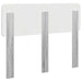 Tăblie cap cu headboard Gri Sonoma 120 cm Lemn compozit - WALTI WALTI