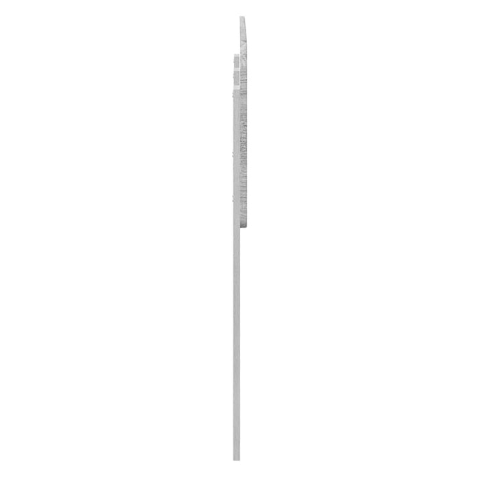 Tăblie cap cu headboard Gri Sonoma 120 cm Lemn compozit - WALTI WALTI