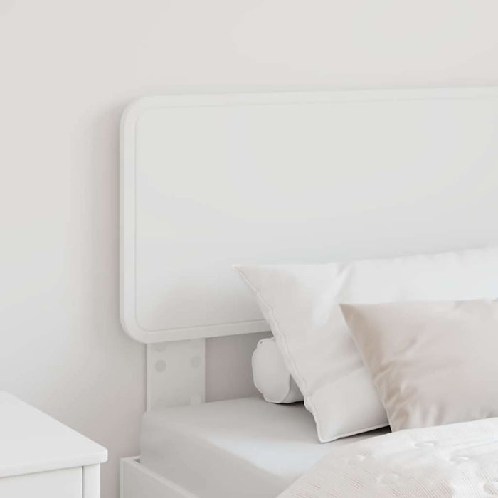 Tăblie cap cu headboard Alb 100 cm Lemn compozit - WALTI WALTI