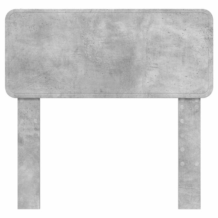 Tăblie cap cu headboard Gri din beton 100 cm Lemn compozit - WALTI WALTI