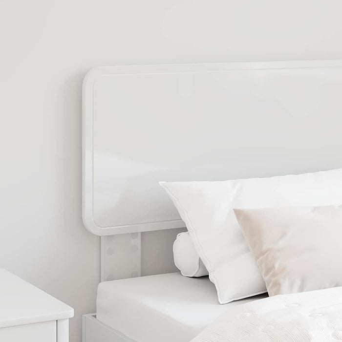Tăblie cap cu headboard Alb Lucios 100 cm Lemn compozit - WALTI WALTI