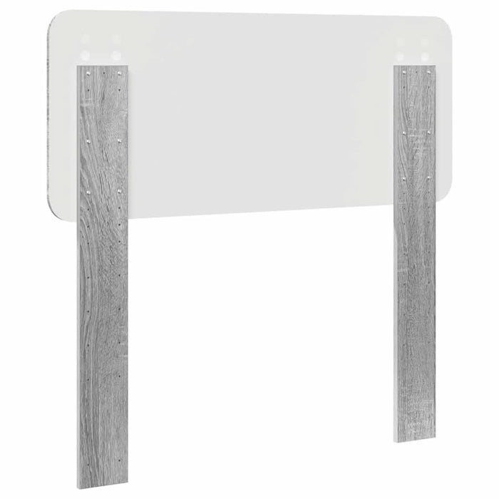 Tăblie cap cu headboard Gri Sonoma 100 cm Lemn compozit - WALTI WALTI