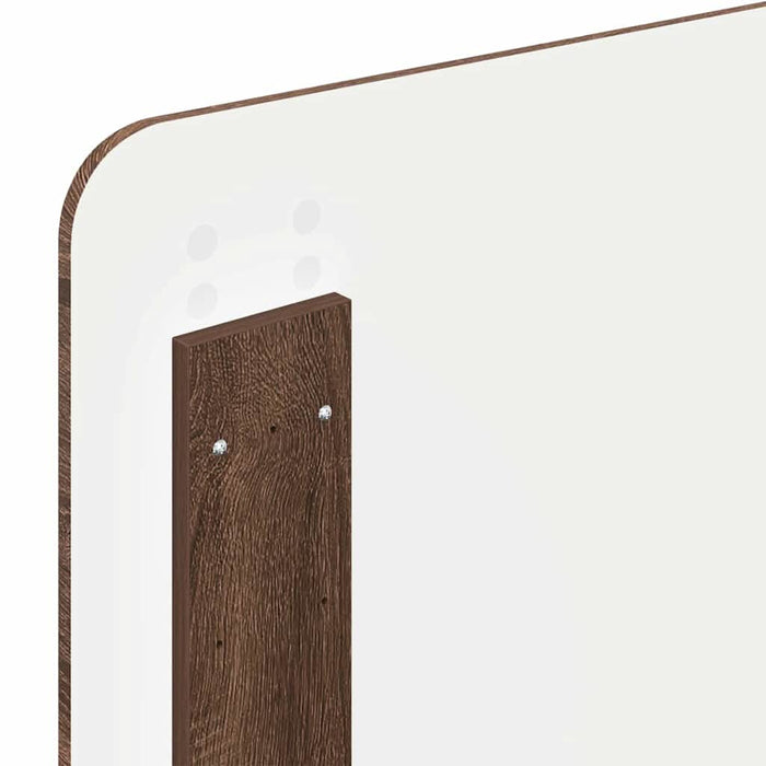 Tăblie cap cu headboard Stejar închis 100 cm Lemn compozit - WALTI WALTI