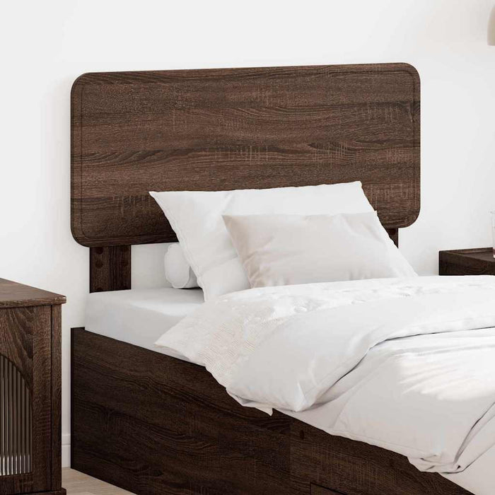 Tăblie cap cu headboard Stejar închis 100 cm Lemn compozit - WALTI WALTI