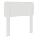 Tăblie cap cu headboard Alb 90 cm Lemn compozit - WALTI WALTI