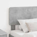 Tăblie cap cu headboard Gri din beton 90 cm Lemn compozit - WALTI WALTI
