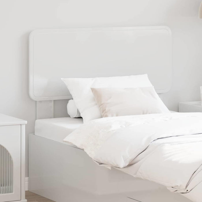Tăblie cap cu headboard Alb Lucios 90 cm Lemn compozit - WALTI WALTI