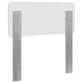 Tăblie cap cu headboard Gri Sonoma 90 cm Lemn compozit - WALTI WALTI