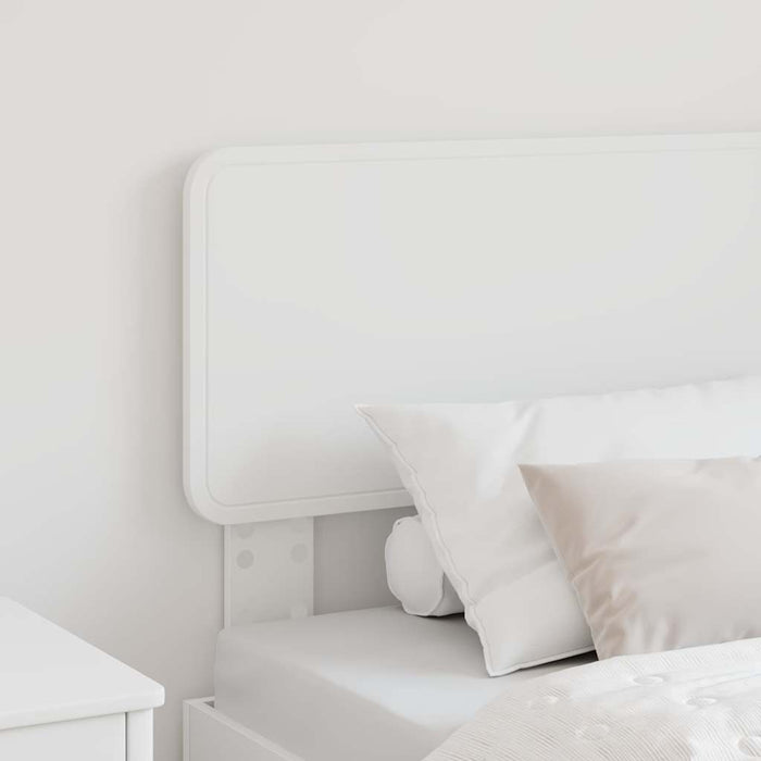 Tăblie cap cu headboard Alb 80 cm Lemn compozit - WALTI WALTI