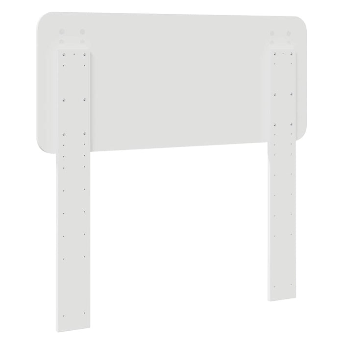 Tăblie cap cu headboard Alb 80 cm Lemn compozit - WALTI WALTI