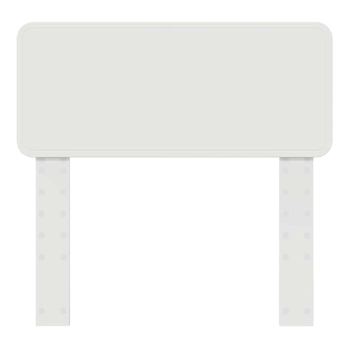 Tăblie cap cu headboard Alb 80 cm Lemn compozit - WALTI WALTI