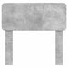 Tăblie cap cu headboard Gri din beton 80 cm Lemn compozit - WALTI WALTI