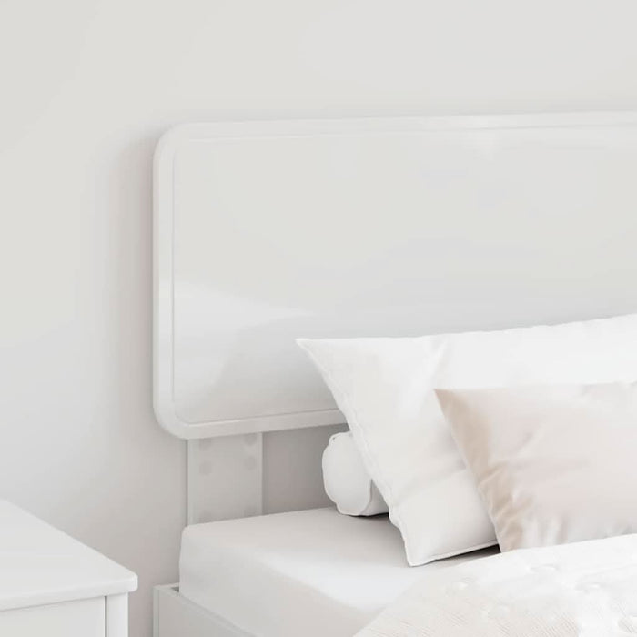 Tăblie cap cu headboard Alb Lucios 80 cm Lemn compozit - WALTI WALTI